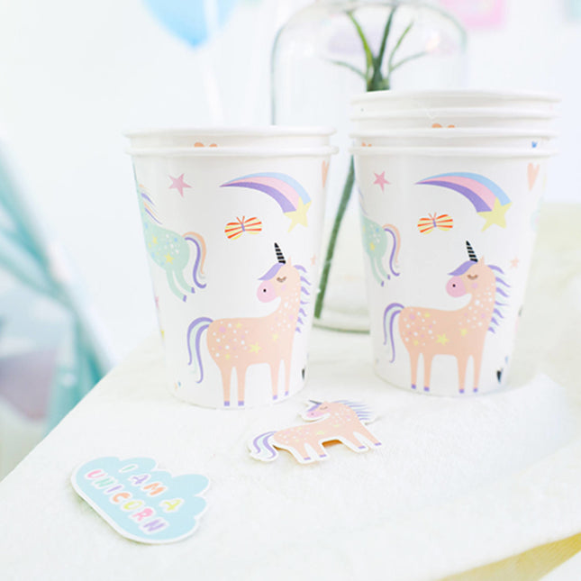 Unicorn Tafelconfetti Rainbows Xl 45st