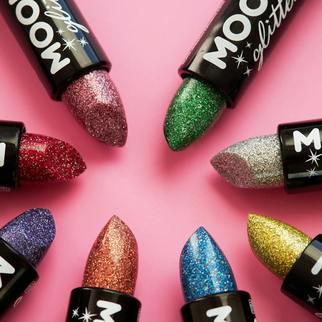 Moon Glitter Holographic Glitter Lipstick Rose Gold 4.2g