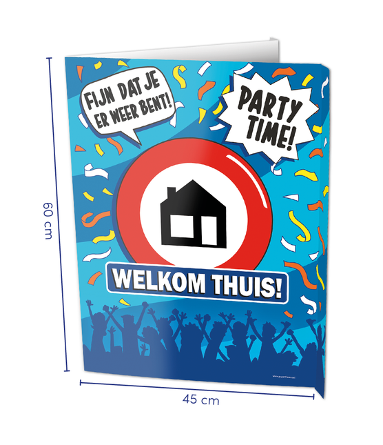 Raambord Welkom thuis 60cm