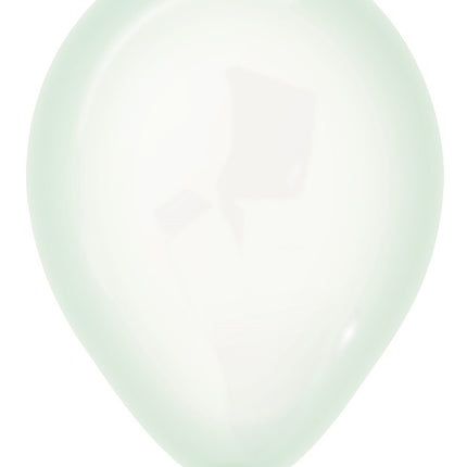 Ballonnen Crystal Pastel Green 331 30cm 50st