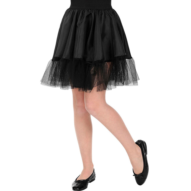 Zwarte Petticoat Meisje