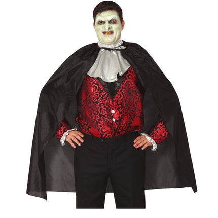 Halloween Cape Zwart 100cm