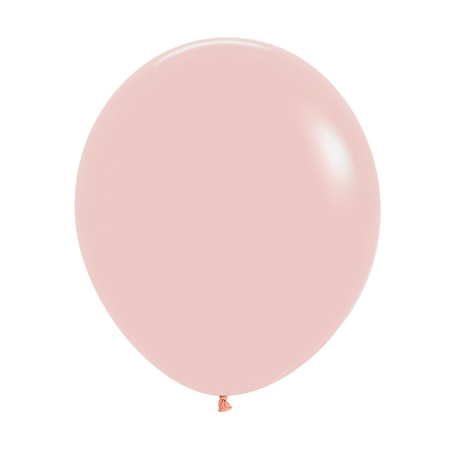 Ballonnen Pastel Matte Melon 45cm 25st