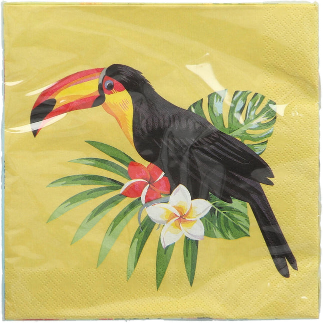 Hawaii Servetten Toekan 33cm 20st