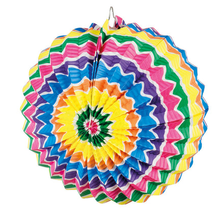 Regenboog Lampionnen Ballon 22cm 12st