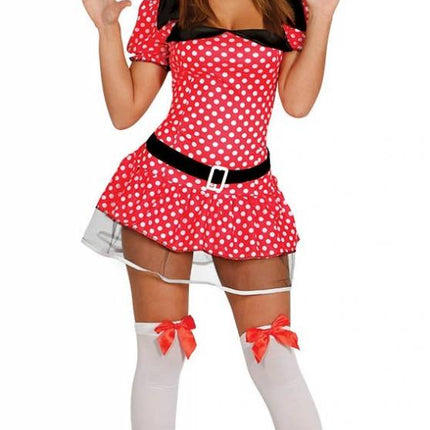 Minnie Mouse Kostuum Wit Rood Dames