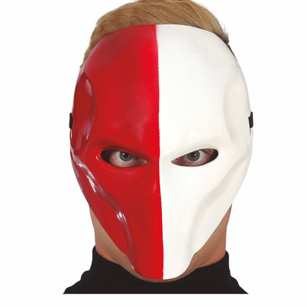 Rood Witte Masker