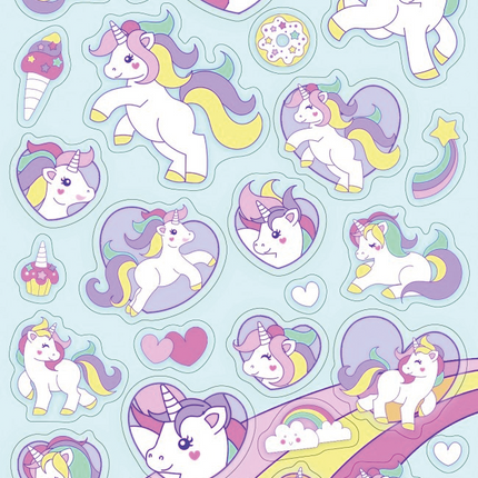 Unicorns Stickers Regenboog