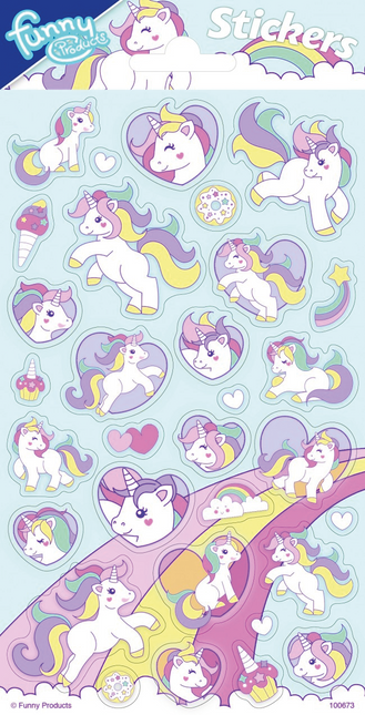 Unicorns Stickers Regenboog