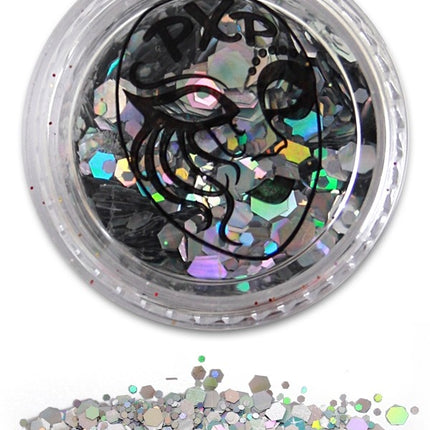 PXP Glitter Poeder Sparkling Silver 5gr