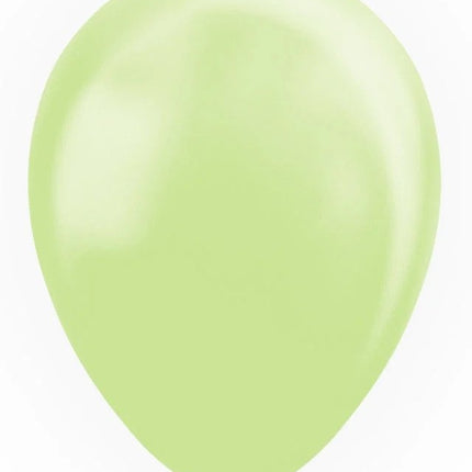 Groene Ballonnen Pastel Macaron 30cm 100st