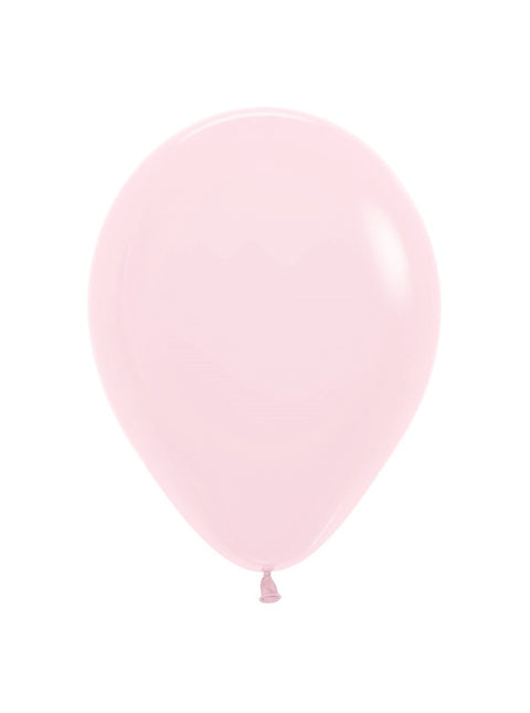 Ballonnen Pastel Matte Pink 23cm 50st