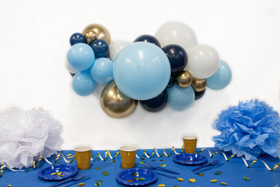 Ballonnen DIY Balloon Kit Organic Blue