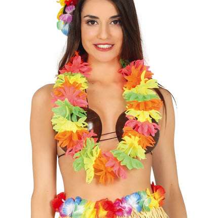 Hawaii Krans Neon 50cm