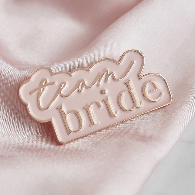 Rose Gouden Broche Team Bride