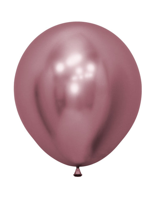 Ballonnen Reflex Pink 45cm 6st