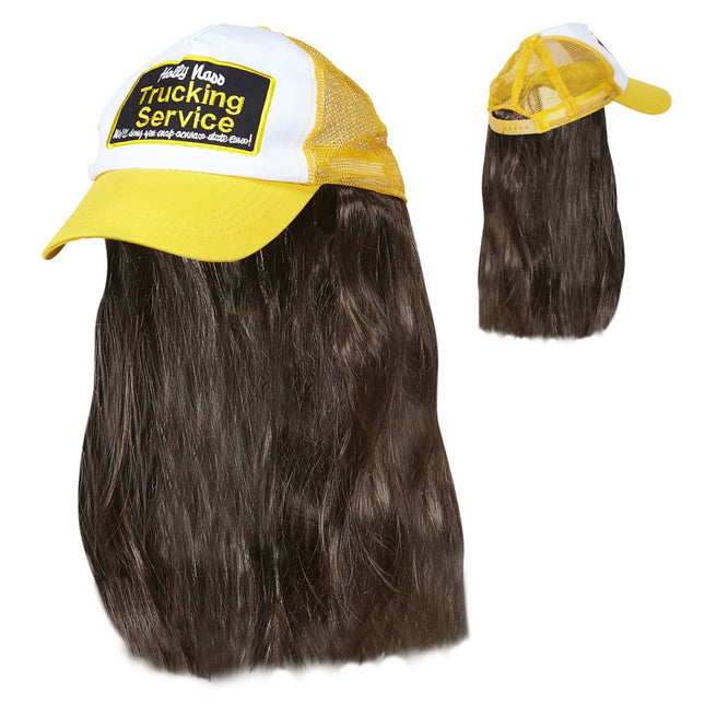 Gele Pet Trucker Met Haar