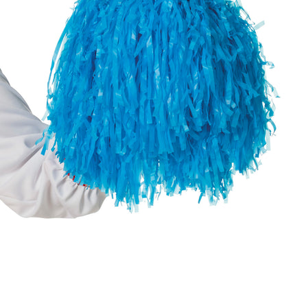 Blauwe Pompons Cheerleader