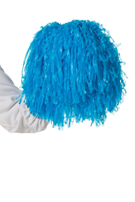 Blauwe Pompons Cheerleader