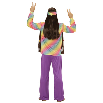 Hippie 60S Kostuum Gekleurd Heren