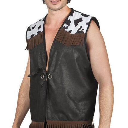 Cowboy Vest Zwart L/XL