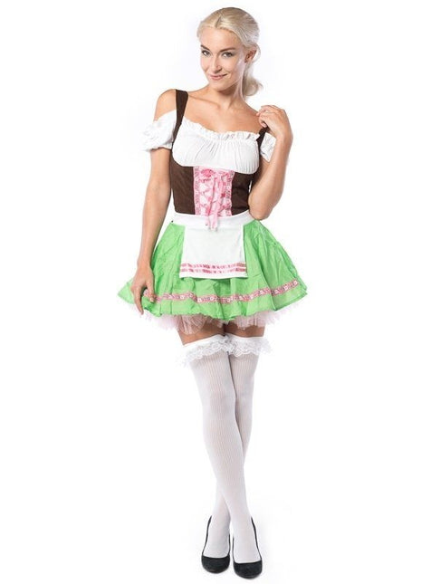 Dirndl Jurk Oktoberfest Lichtgroen