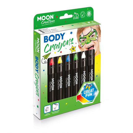 Moon Creations Body Crayons Black 3.2g