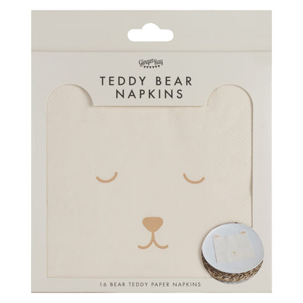 Babyshower Servetten Teddy 16st