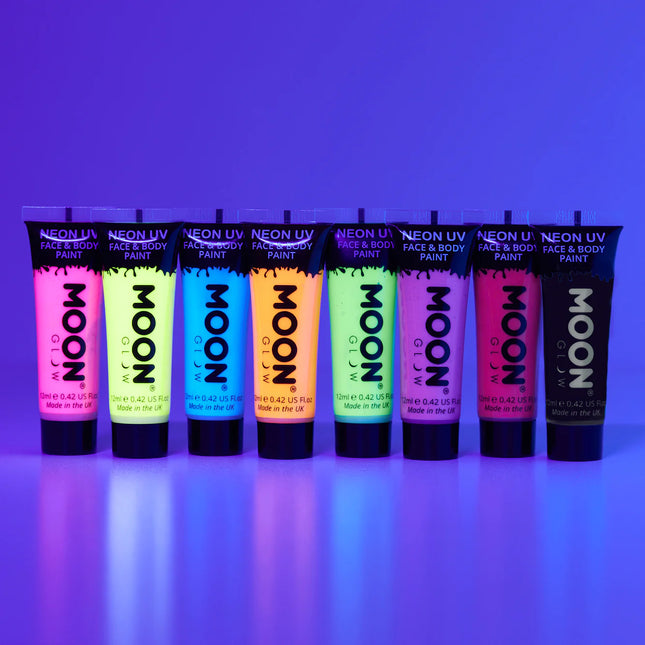 Moon Glow Pastel Neon UV Face Paint Pastel Yellow 12ml