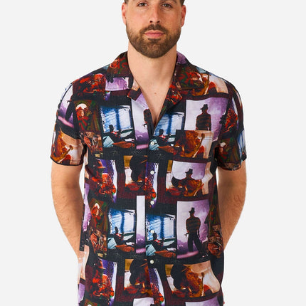 A Nightmare On Elmstreet Overhemd Korte Mouwen Heren OppoSuits