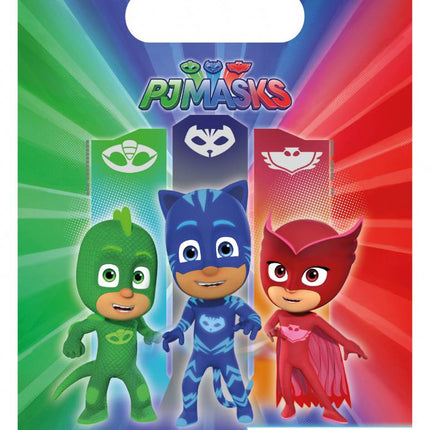 Pj Masks Uitdeelzakjes 23cm 6st