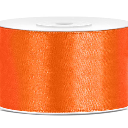 Satijn Lint Oranje 38mm 25m