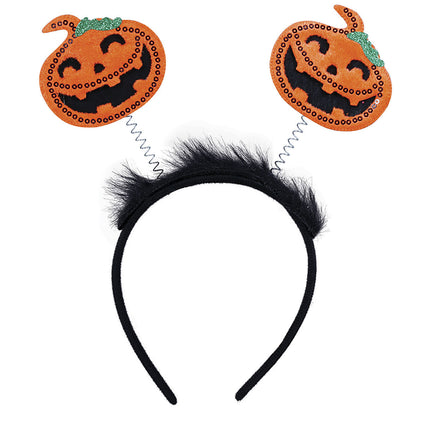 Halloween Haarband Pompoenen Pailletten