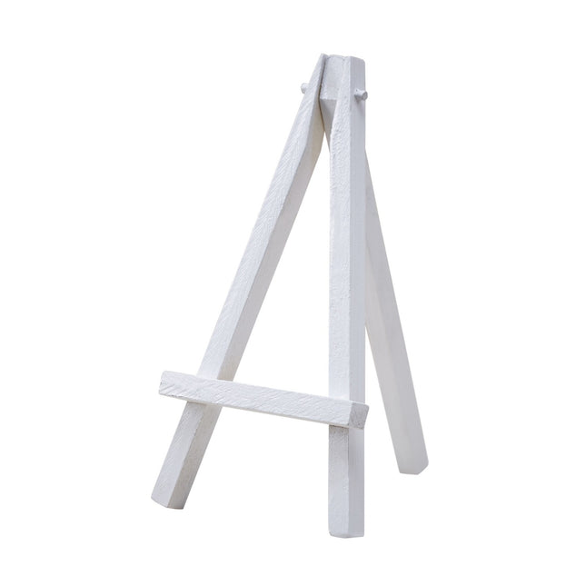 Witte Ezel Standaard 12cm 3st