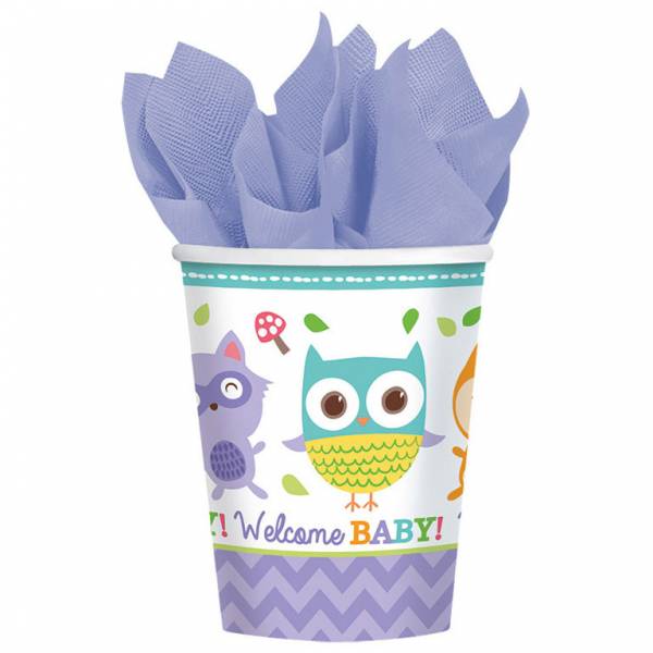 Geboorte Bekers Welcome Baby Karton 266ml 8st