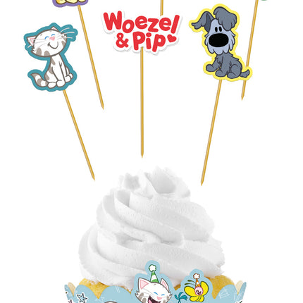 Woezel En Pip Cupcake Toppers 6st