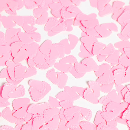 Tafelconfetti Baby Voeten Roze