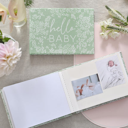 Babyshower Gastenboek Fotoalbum Hello Baby