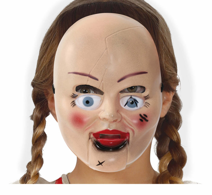 Halloween Masker Annabelle Kind