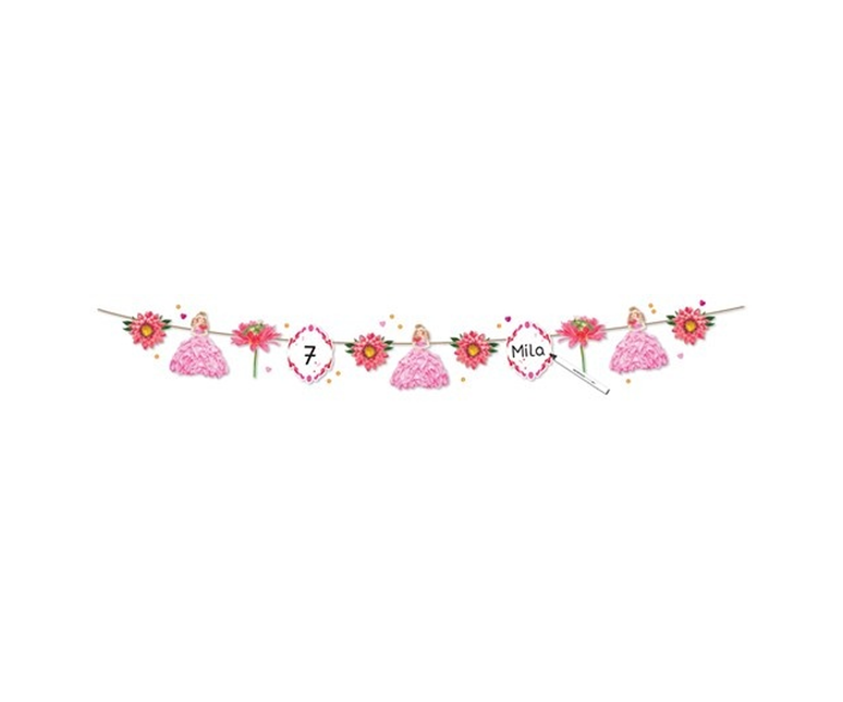 Prinses Slinger Groen Roze 3,6m