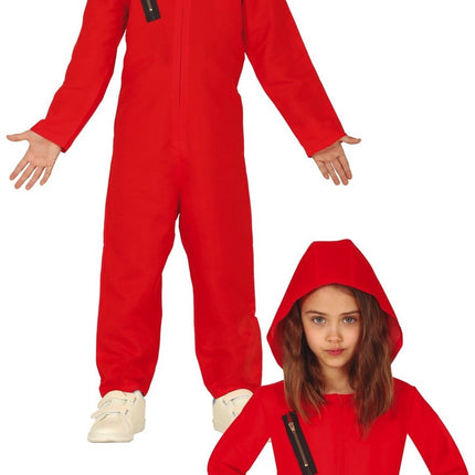 La Casa de Papel Jumpsuit Rood