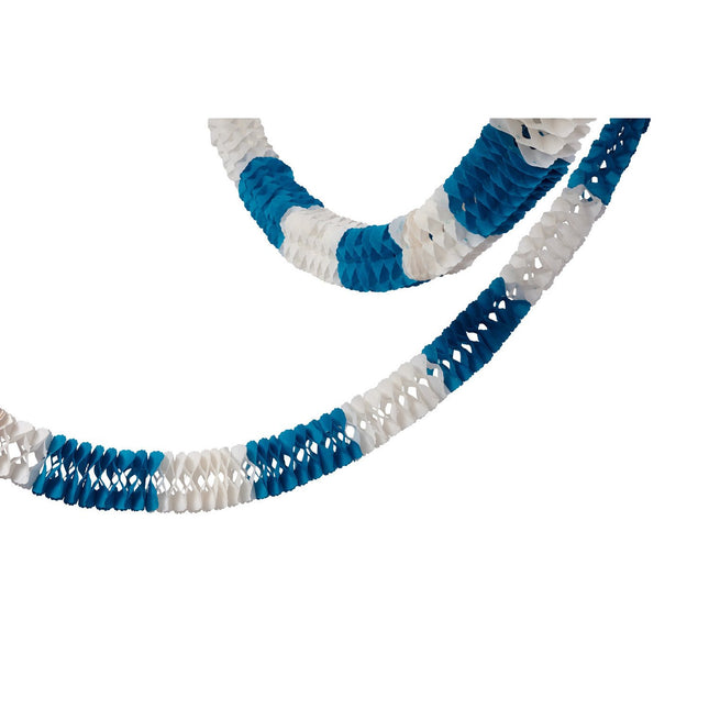 Oktoberfest Slingers Blauw Wit 10m 2st