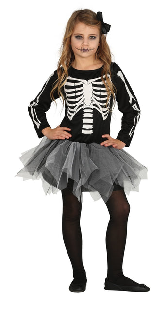 Skelet Halloween Kostuum Meisje tutu