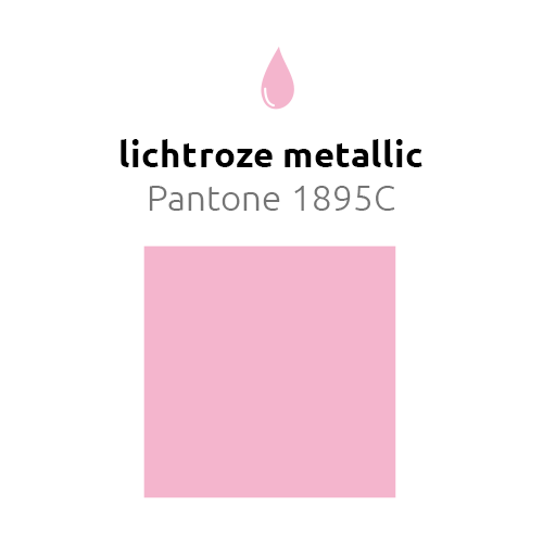 Lichtroze Reuze Ballon Metallic 60cm