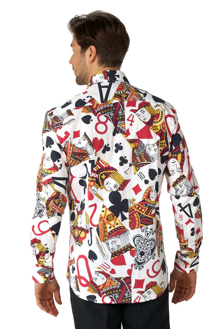 Casino Speelkaarten Overhemd Heren OppoSuits