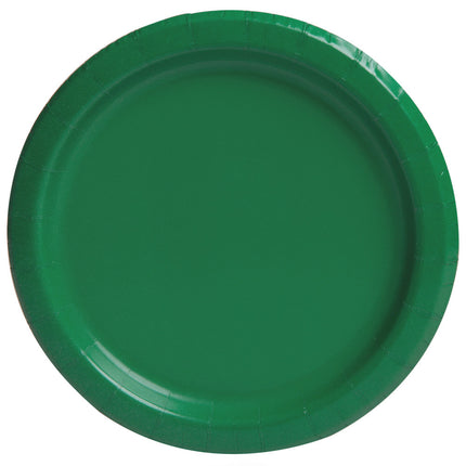 Groene Borden Rond 17,5cm 8st