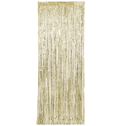 Deurgordijn Gouden Metallic Folie 2,4m