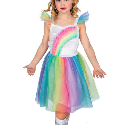 Unicorn Jurk Regenboog Meisje