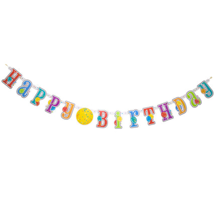 Letterslinger Happy Birthday Personaliseerbaar 2,1m