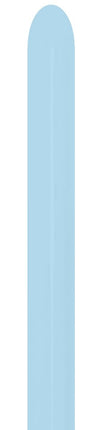 Modelleerballonnen Nozzle Up Pastel Matte Blue 5cm 152cm 50st